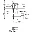 Смеситель для раковины с донным клапаном Grohe Eurocube Joy 23654000