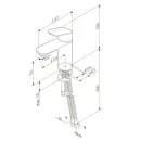 Смеситель для раковины без донного клапана Am.Pm Like F8093016