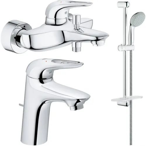 Комплект смесителей (3 в 1) Grohe Eurostyle New 124416