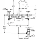 Смеситель для раковины с донным клапаном Grohe Atrio New 20008AL3