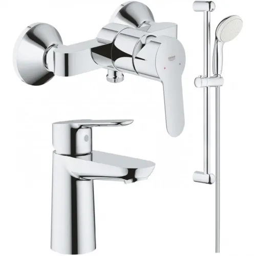 Комплект смесителей Grohe BauEdge 23333000 + 23330000 + 27853001