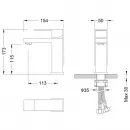Смеситель для раковины Timo Selene 2061/00F