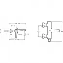 Комплект смесителей Jacob Delafon Aleo+ E72319-CP + E72314-CP + E99898RU-CP