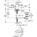 Смеситель для раковины с донным клапаном Grohe Eurostyle Cosmopolitan 33552002