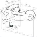 Смеситель для ванны Am.Pm Inspire F5010000