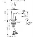 Комплект смесителей Hansgrohe PuraVida 15472400 + 15075400
