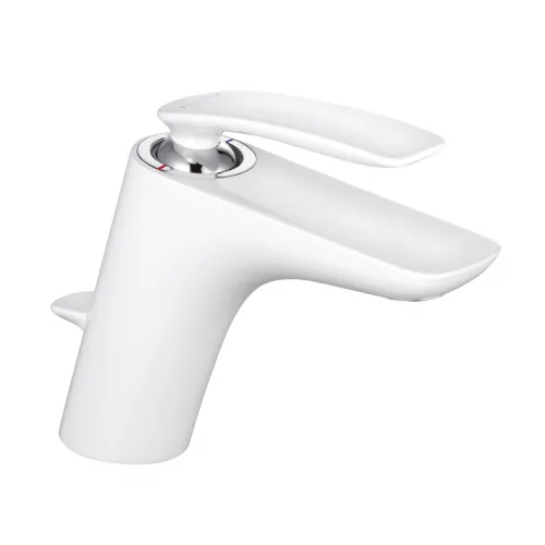 Смеситель для раковины с донным клапаном Kludi Balance White 520239175