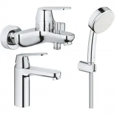 Комплект смесителей (3 в 1) Grohe Eurosmart Cosmopolitan EUROSMARTCOSMOSET2