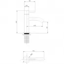 Смеситель для раковины Abber Wasser Kreis AF8110