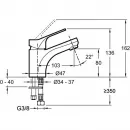 Комплект смесителей Jacob Delafon Brive E75766-CP + E75762-CP