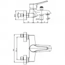 Комплект смесителей Paini Messina MECRSET3