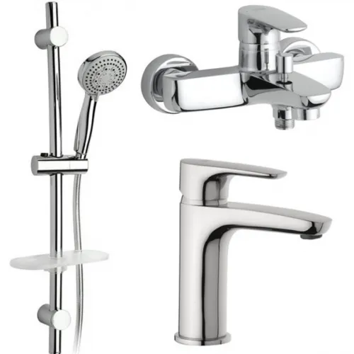 Комплект смесителей (3 в 1) Paini Parallel 47CRKIT3