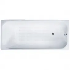 Ванна чугунная Delice Aurora DLR230604-AS 160x75 см, с антискользящим покрытием, белый