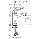 Комплект смесителей Hansgrohe Novus 71040000 + 71031000 + 26532400