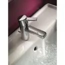 Смеситель для раковины с донным клапаном Kludi Zenta 382600575