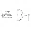 Комплект смесителей Damixa Palace Evo 321000000 + 428240000 + 918100000