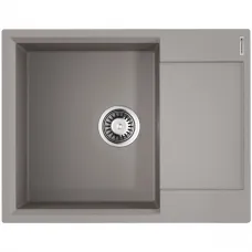 Кухонная мойка Artgranit Omoikiri Daisen 65-GR ленинградский серый 4993682