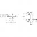 Комплект смесителей Jacob Delafon Toobi E8963-CP + E7329-CP + E99898RU-CP