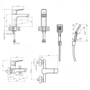 Комплект смесителей Paini Viva Style P4CRSET3