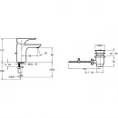 Комплект смесителей Jacob Delafon Villette E23721-CP + E23718-CP + E99898RU-CP
