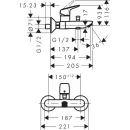 Комплект смесителей Hansgrohe Logis 71400000 + 71101000