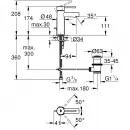 Смеситель для раковины с донным клапаном Grohe Essence 32898001