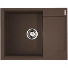 Кухонная мойка Artgranit Omoikiri Daisen 65-DC темный шоколад 4993683