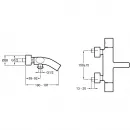 Комплект смесителей Jacob Delafon Talan E10105RU-CP + E10378RU-CP