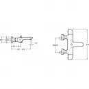 Комплект смесителей Jacob Delafon Villette E23721-CP + E23718-CP + E99898RU-CP