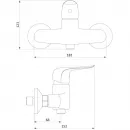 Комплект смесителей Damixa Palace Evo 322000000 + 320210000 + 918100000