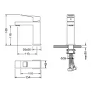 Смеситель для раковины Timo Briana 7161/00F