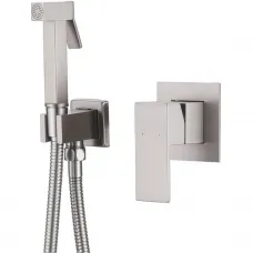 Гигиенический душ Abber Daheim AF8225SP со смесителем, сатин