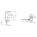 Комплект смесителей Jacob Delafon Singulier E10867-CP + E10860-CP