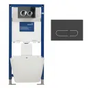 Инсталляция для подвесного унитаза, клавиша хром BT7905С