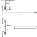 Комплект смесителей Damixa Origin Origin Evo 789500000 + 780210000