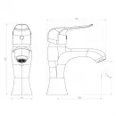 Комплект смесителей Damixa Palace Evo 331000000 + 330210000