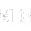 Комплект смесителей Damixa Palace Bit 312000000 + 310210000 + 918100000