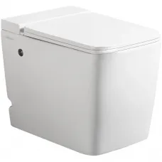 Напольный унитаз с сиденьем микролифт с импульсным смывом Abber Rechteck AC1212P