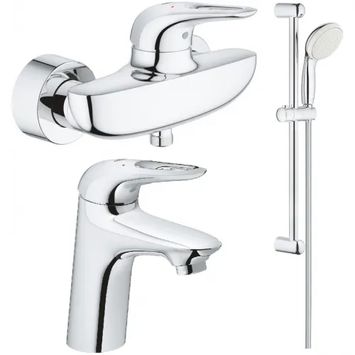Комплект смесителей Grohe Eurostyle New 33590003 + 32468003 + 27924001
