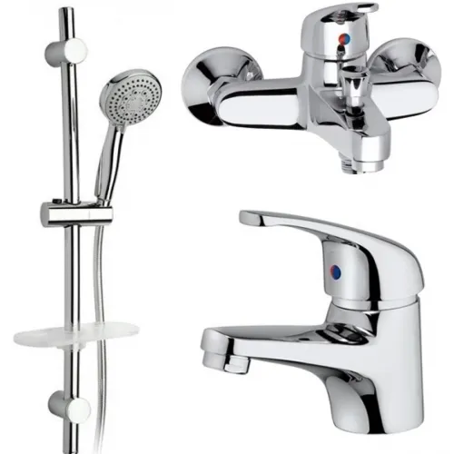 Комплект смесителей (3 в 1) Paini Creta 42CRKIT3