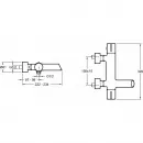 Комплект смесителей Jacob Delafon Toobi E8992-CP + E7329-CP + E99898RU-CP
