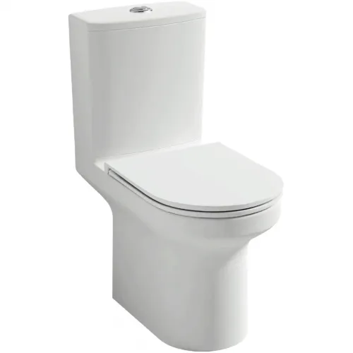 Унитаз-компакт Jacob Delafon Elite E29723-00 безободковый, с сиденьем микролифт, белый