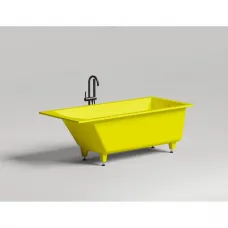 Ванна из литьевого мрамора Salini S-Sense Cascata 104113GF 169,8x75 см, покраска по RAL глянец полностью