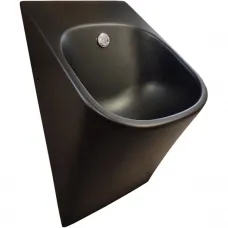 Писсуар Artceram La Fontana LFO002 17 34 подвесной, скрытый подвод воды, черный матовый
