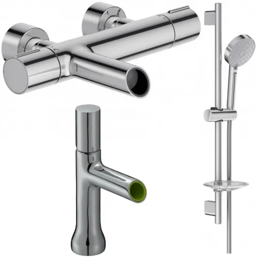 Комплект смесителей Jacob Delafon Toobi E8992-CP + E7329-CP + E99898RU-CP