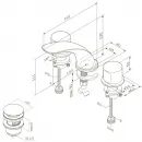Смеситель для раковины с донным клапаном Am.Pm Sensation F3008000