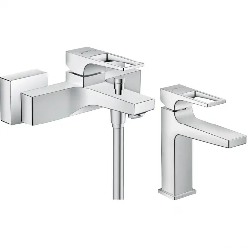 Комплект смесителей Hansgrohe Metropol 74540000 + 74507000