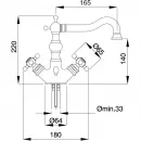 Смеситель для раковины Migliore Arcadia 18382