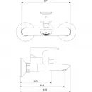 Комплект смесителей Damixa Origin Evo 781000000 + 780210000 + 918100000