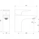 Комплект смесителей Damixa Origin Evo 781000000 + 780210000 + 918100000